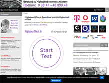 Tablet Screenshot of highspeed-check.de